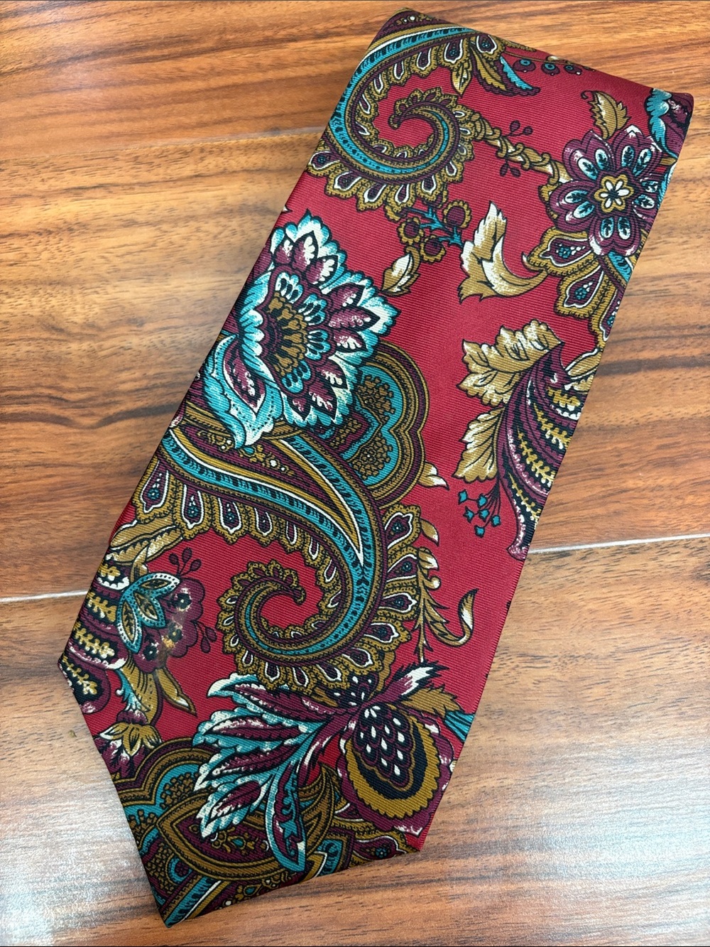 Rooster Mens Paisley‎ Neck Tie